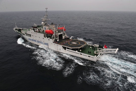 Tàu Hải giám-50 Trung Quốc đã sử dụng thiết bị hạ cánh máy bay trực thăng do Pháp chế tạo
